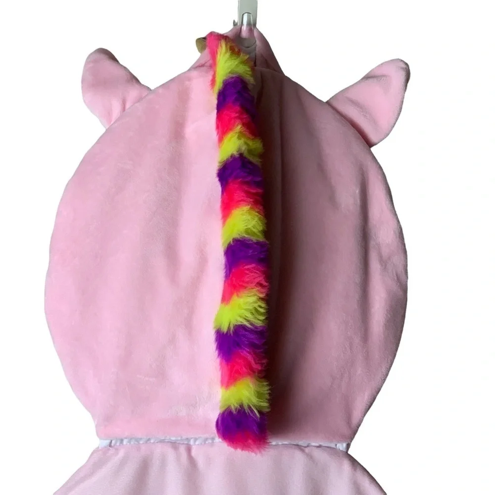 Little Tikes 3 in 1 Pink Stuffed Plush Pillow & Play Lounge Nap Pad Roll Up Ball